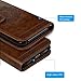 Galaxy S8 Case, S8 Case Embossed Love PU Leather Case TPU Shock Bumper Detachable Magnetic Wallet Case with Slot Wallet Wrist Strap Cover for Samsung Galaxy S8 (Brown)