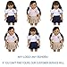 Customizable School Uniform for American Girl Doll | Your OWN School Logo | DIY Accessories and Clothes | Fits All 18 inch Dolls Like Our Generation, My Life, Adora, Gotz | Already Gift Packed (Pink)