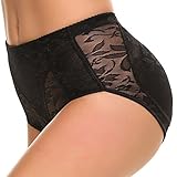 Ekouaer Butt Lifter Padded Panty Women’s Jacquard Hip Enhancer Shapewear S/M/L