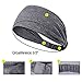 Setucamp Sweatbands, Headbands, Wicking Stretchy Head Wrap Ideal for Yoga/Cycling/Running/Fitness Exercise, Head Sarf Pullover for Women and Men, 5 Piece