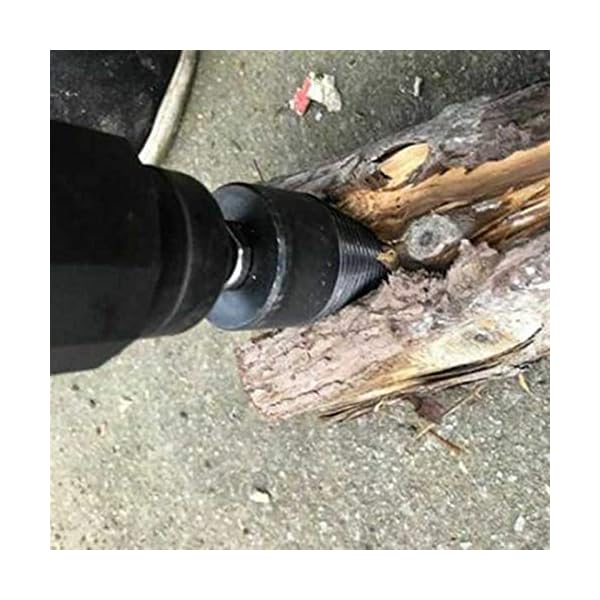 Holzspaltung Schnecke. Hölzerne Splitter Bohrer, Holz Splitter Schraubkegel Kindling Cracker, Abnehmbarer Brennholz… – Bild 7