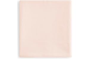 Linen Closet 100% Cotton Flat Sheet - King Size, Blush- Percale Weave, Lightweight & Breathable, Durable, Easy to Care -1- Piece Top Sheet Only