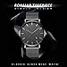 Ronmar Watches for Men, Fashion Ultra-Thin Watches Stainless Steel Quartz Men ’s Watches Calendar Waterproof Wrist Watches with Mesh Band