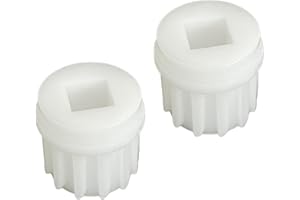 Generic 2X Meat Grinder Gear Meat Grinder Spiral Bushing Duable (12 Tooth), Sausage Stuffer Replacement Spare Parts