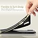 LOHASIC Leather Case for iPhone Xs Max, Luxury Slim Flexible Soft Full Body Grip Bumper Protective Cover Cases - Black