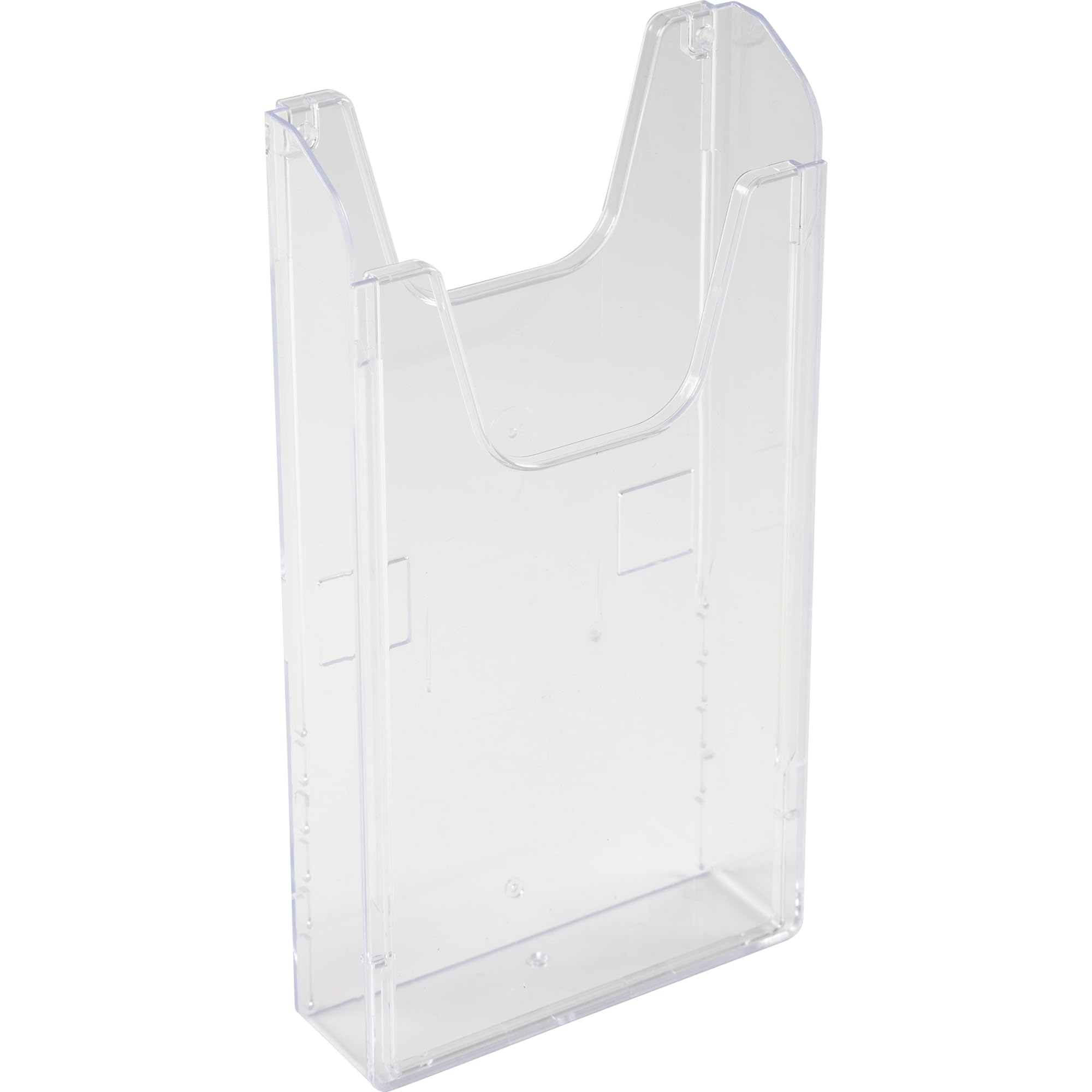 Exacompta - Ref 65158D - Wall Box Display Unit - 38 x 239 x 300mm in Size, Section Depth of 26mm, Suitable for A4 Portrait Documents & Literature, Single Compartment - Clear