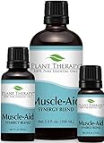 Muscle Aid Synergy Essential Oil Blend. 100% Pure, Undiluted, Therapeutic Grade. (Blend of: Wintergreen, Camphor and Pine)