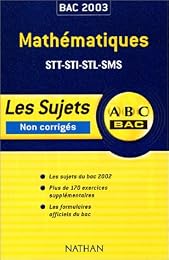 Mathématiques, STT-STI-STL-SMS