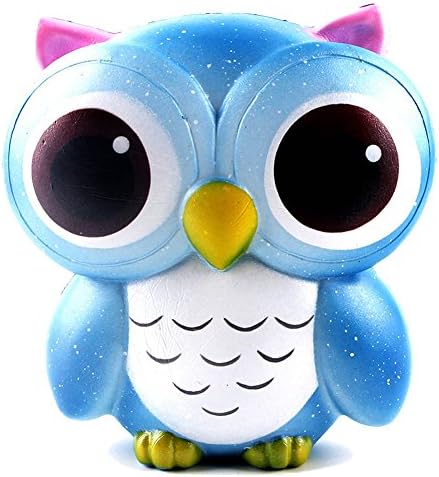 Canghai Jumbo Kawaii Squishies Stress Reliever Squishy Animals Food Slow Rising Toys for Kids and Adults (Owl)
