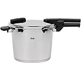 Fissler vitaquick Pressure Coocker Stainless Steel Induction, 6.4 Quart, silver