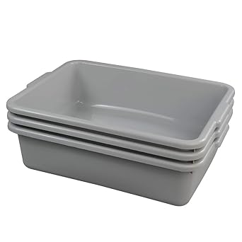 Ggbin Plastic Dish Tubs Commercial Bus Box Wash Basin Tote