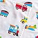 Wildkin 100% Cotton Twin Sheet Set – Soft & Cozy Bed Sheets - Trains, Planes, and Trucks