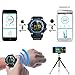 Sports Watch smart Bluetooth Watch IP67 waterproof Remote Camera Fitness Tracker Wearable Technology Running watch for IOS and Android Smartphones iPhone X 8 Samsung Galaxy s9+for Men and Boys-Blue