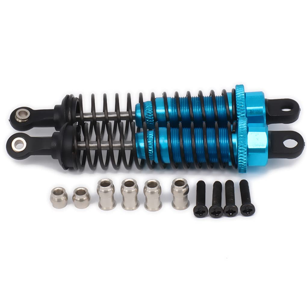 RCAWD Alloy Shock Absorber Damper 80mm For 1/16 Buggy Truck Hpi Hsp Losi Axial Tamiya Redcat upgraded Part（Blue）