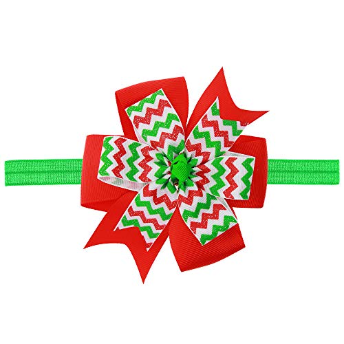 image for NinkyNonk Baby Girls Christmas Headbands Headdress Bowknot Hairbands C