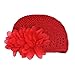 Iuhan Fashion Baby Girl Lace Hair Band Headband Headwear Hat Crochet (red)