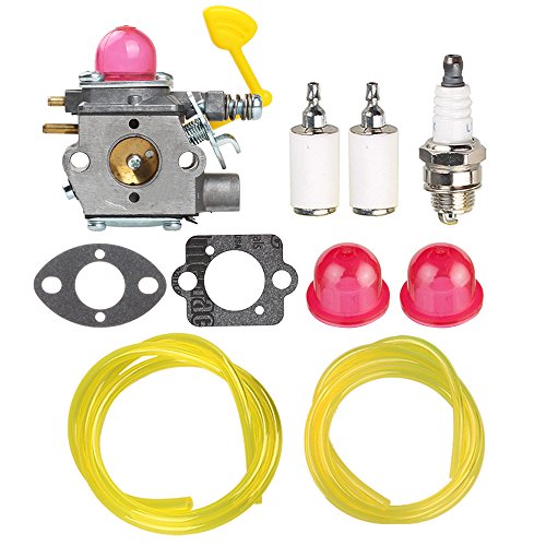 Hipa WT-847 Carburetor with Fuel Line Filter Spark Plug for Poulan Weed Eater Blower BVM200VS PPB430VS VS2000BV