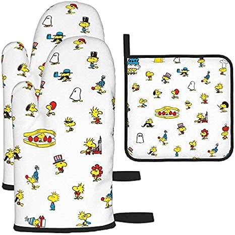 Amazon Snoopy スヌーピー 耐熱鍋つかみ 耐熱ミトン 3枚セット オーブンミトン キッチンミトン 断熱 やけど防止 左右兼用 滑り止め 洗える 手袋 調理 可愛い おしゃれ 鍋つかみ ミトン オンライン通販