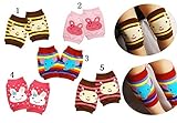 Olymstore 6 Pairs of Unisex Baby Toddler Infant Crawling Knee Pads Kneepad Short Leggings Leg Arm Elbow Warmer Protector Cover Socks