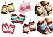 Olymstore 6 Pairs of Unisex Baby Toddler Infant Crawling Knee Pads Kneepad Short Leggings Leg Arm Elbow Warmer Protector Cover Socks