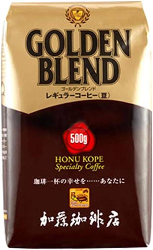 Amazon 加藤珈琲店 ゴールデンブレンド コーヒー 500g 珈琲豆 挽き具合 豆のまま Honu加藤珈琲店 コーヒー豆 通販