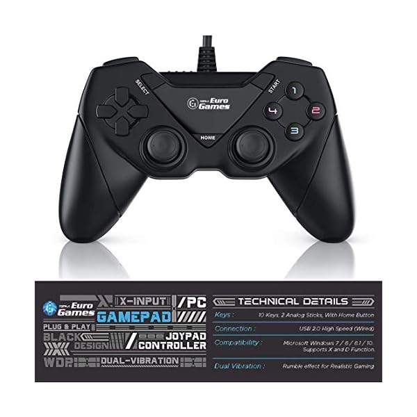 Rpm Euro Games Laptop Pc Controller Wired For Windows 7 8 8 1 10 And Xp Ps3 Upgraded With Xyab Buttons Wealthgroww Com