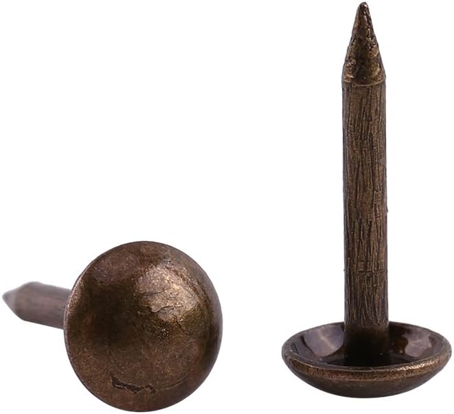 Yosoo Upholstery Nail Tack Stud, 100Pcs Metal Antique Upholstery Nails