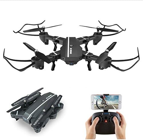 VISUO BEST WIFI FPV Drone with 720P HD 2MP 120° Wide Camera Foldable Flight 2.4G 6 Axis Gyro Altitude Hold & 1-Key Takeoff/Landing quadcopter