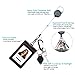 Genuine Leather ID Badge Holder Wallet with Heavy Duty Carabiner Retractable Reel, Key Ring and Metal Clip, 3 Card Pockets. Holds Multiple Cards & Keys. Key Chain Flashlight. Vertical. Espresso Brown