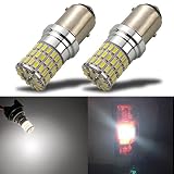 iBrightstar Newest 9-30V Extremely Bright 1157 2057 2357 7528 BAY15D LED Bulbs Replacement for Back Up Reverse Lights or Tail Brake Lights,Xenon White