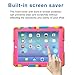 Kidspr Protective Case with Built-in Screen Protector for Apple iPad 2/3/4 - Camouflage Pink