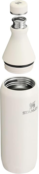 Stanley All Day Slim 0.6L Water Bottle Cream Leakproof Dishwasher Safe view 9