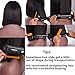 LIAZAHAIR 13x6 Deep Part Short Bob Lace Front Wigs Human Hair Pre Plucked Full End 150 Density Brazilian Straight Bob Wigs with Baby Hair for Women (10 Inch, Natural Color)