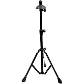 Earthtec Folding Trombone Stand Retractable Height Adjustment | Triangular Stable Construction for Standard-sized Trombone