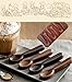 JEWSUN Silicone Spoon Chocolate Mold(set of 2)