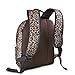 DGY Girl's Casual School Backpack Cute Student Bags Campus Satchel 133C Brown