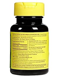 Nature Made Vitamina B6 100 mg pestañas, 100 ct
