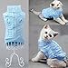 Pet Cat Sweater Kitten Clothes for Cats Small Dogs,Turtleneck Cat Clothes Pullover Soft Warm,fit Kitty,Chihuahua,Teddy,Poodle,Pug (Blue, Medium)