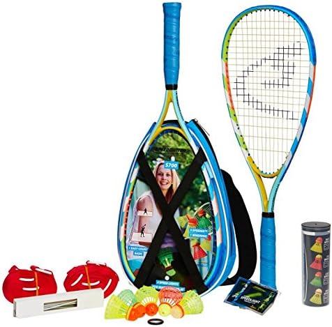 Intersport Speedminton Speedminton Set S700 – Cyan/Yellow/White
