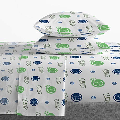 Jay Franco Marvel Avengers Assemble Hulk Out Full Sheet Set 4 Piece