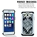 Grand Prime Case, MagicSky [Shock Absorption] Studded Rhinestone Bling Hybrid Dual Layer Armor Defender Protective Case Cover for Samsung Galaxy Grand Prime G5308 2015 (Flower)