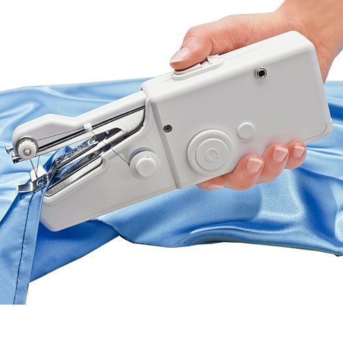 Handheld Sewing Machine, Mini Cordless Handheld Electric Sewing Machine, Quick Handy Stitch Tool for Fabric, Clothing, Kids Cloth Home Travel Use (Black) (Upgraded) - Thumbnail 6