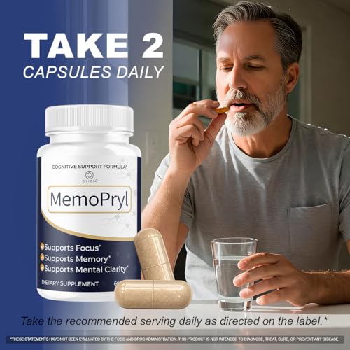 (3 Pack) Memopryl Capsules - MemoPryl Support Advanced Formula, Daily Memo Pryl Pills All Natural Ingredients Premium Formula Vitamins for Overall Health & Wellness Reviews, 180 Capsules for 3 Months