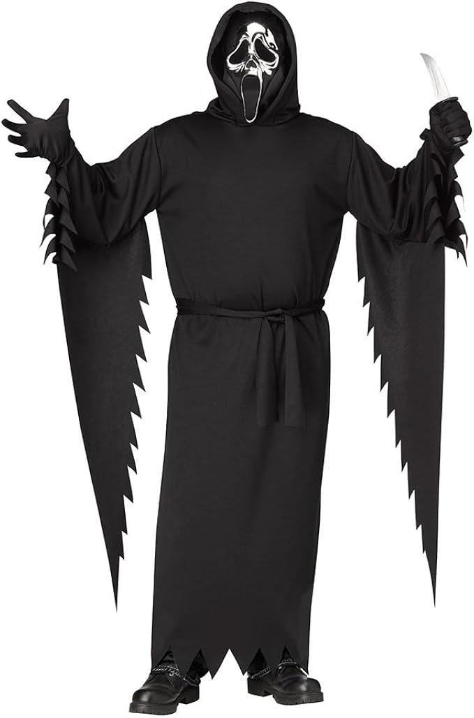 Adult Ghost Face 25th Silver Edition Scream Costume Amazon.ca Sports