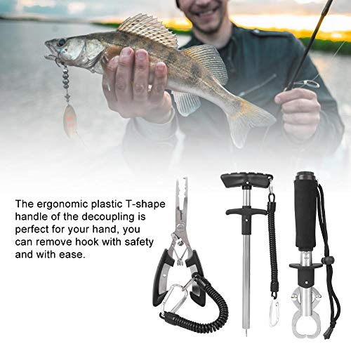 RiToEasysports Angelzange & Fischlippengreifer & Angelhakenentferner Multifunktionskombination Angelwerkzeug… – Bild 4