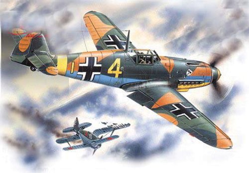 ICM Models Bf 109F-4 German Fighter Building Kit