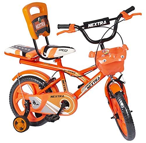 SPEED BIRD 14-T Robust Double Seat Bicycle for Boys & Girls Age Group 2-5 Years, (Orange) Toy Review India (Iknoor World )
