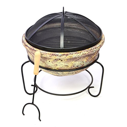 Feuerschale Feuerstelle Terassenfeuer aus Terracotta – Bild 3