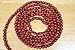 Burgundy Cranberry Wooden Bead Garland-This Cranberry Color Christmas Garland is Made of Wood Beads so it can be Used Year After Year by Factory Direct Craft