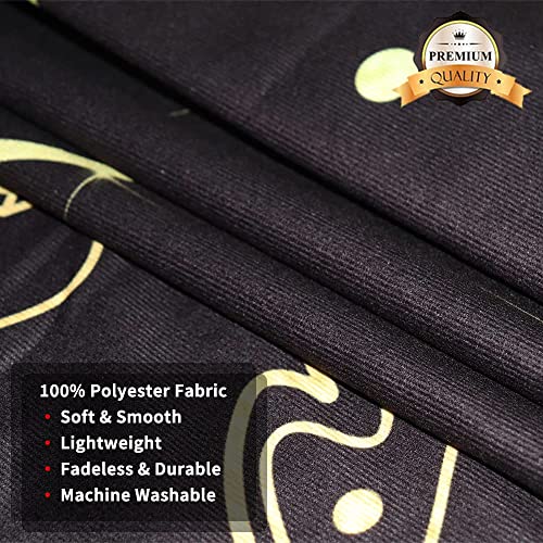 Tapestry for Bedroom, Trippy Butterfly Tapestry Black and Golden Tapestry Aesthetic Tapestry Wall Hanging Decor for Room (M- W59.1\